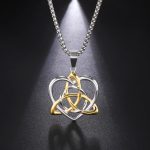 Triquetra Heart Necklace