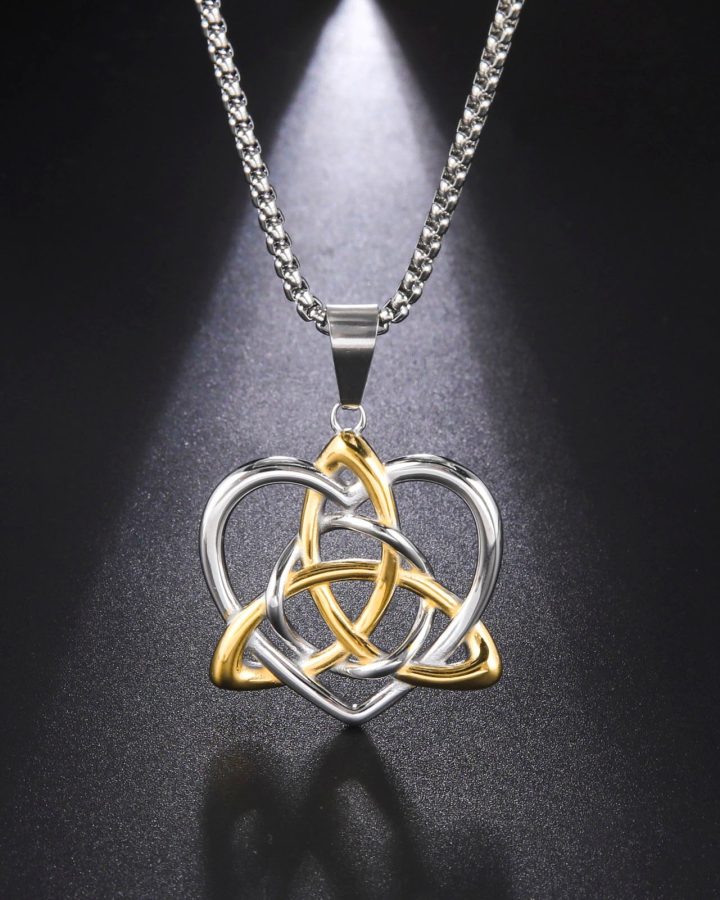 Triquetra Heart Necklace