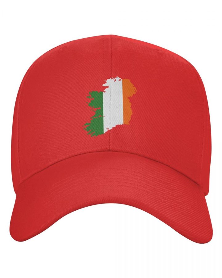 Ireland Flag Map Baseball Cap Ireland Flag Map Baseball Cap