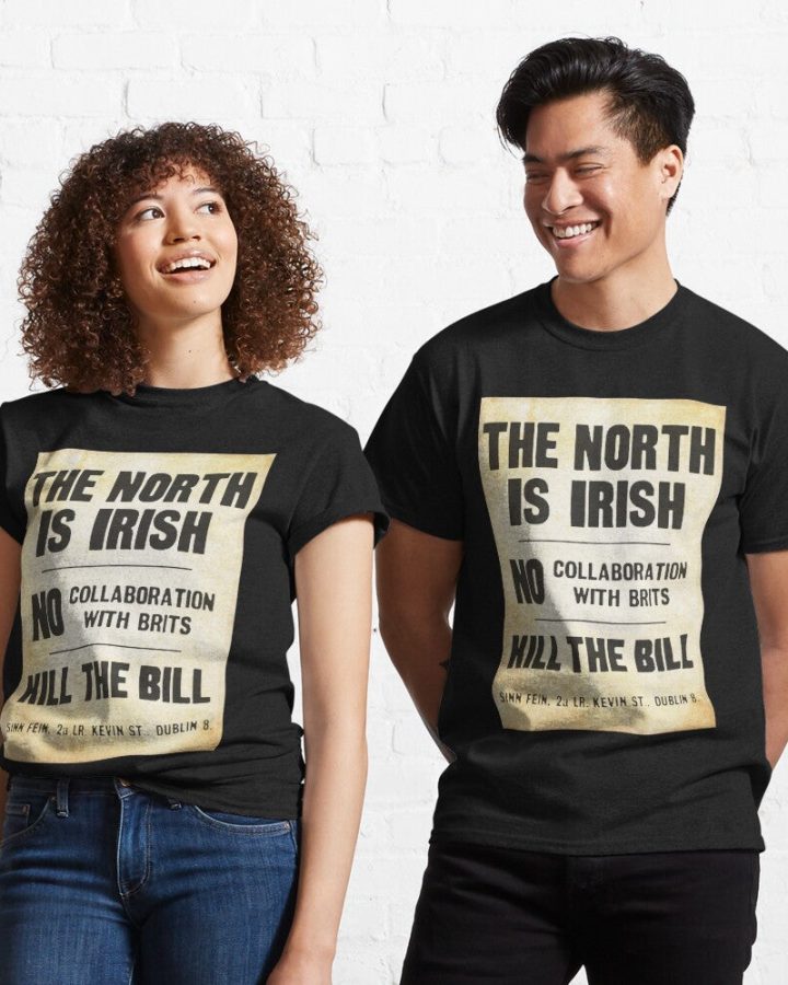 Alternative view of Vintage Poster The North Is Irsh T-Shirt