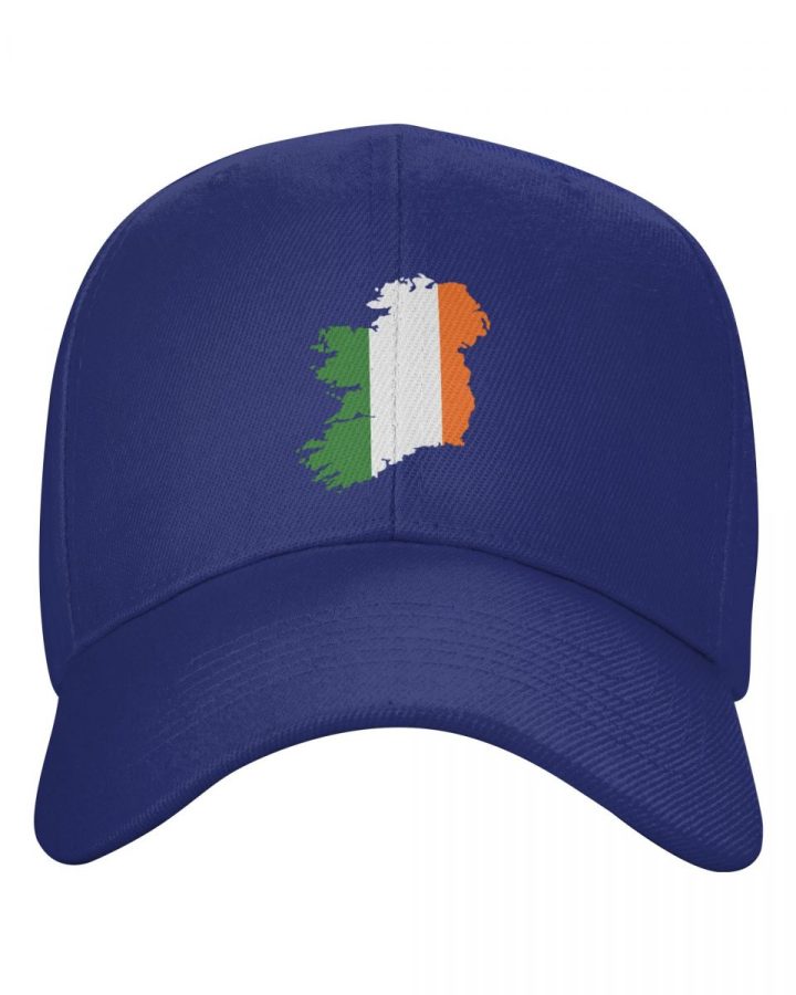 Ireland Flag Map Baseball Cap Ireland Flag Map Baseball Cap