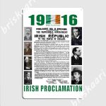 Proclamation Metal 1916 Plaque Poster Proclamation Metal 1916 Plaque Poster
