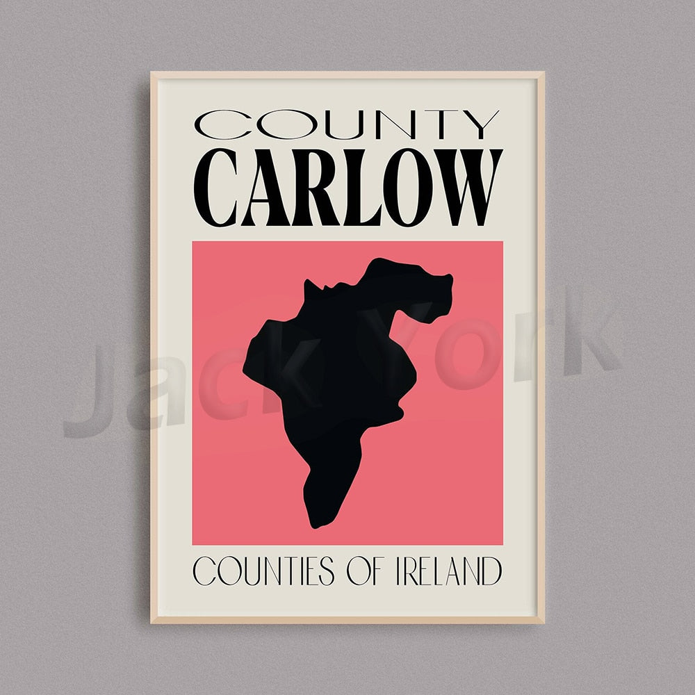 Counties of Ireland Wall Art Set Counties of Ireland Wall Art Set - Image 13