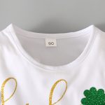 Little Miss Luck Shamrock Pants Set