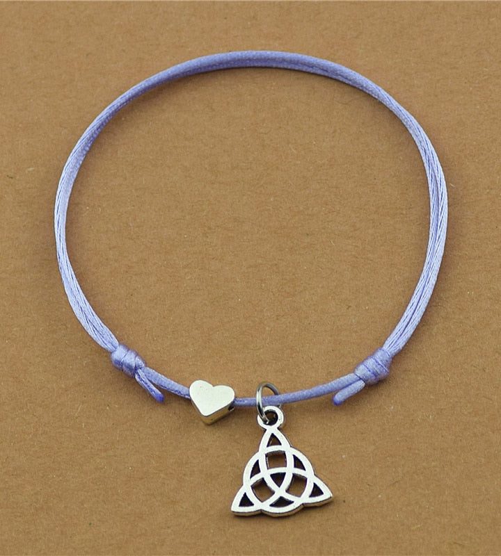 Alternative view of Celtic Knot & Heart Bracelet