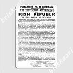Proclamation Metal 1916 Plaque Poster Proclamation Metal 1916 Plaque Poster