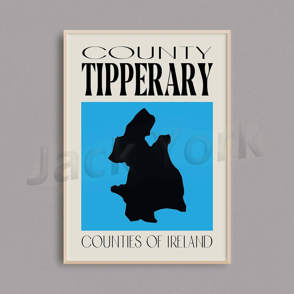 Counties of Ireland Wall Art Set Counties of Ireland Wall Art Set - Image 8