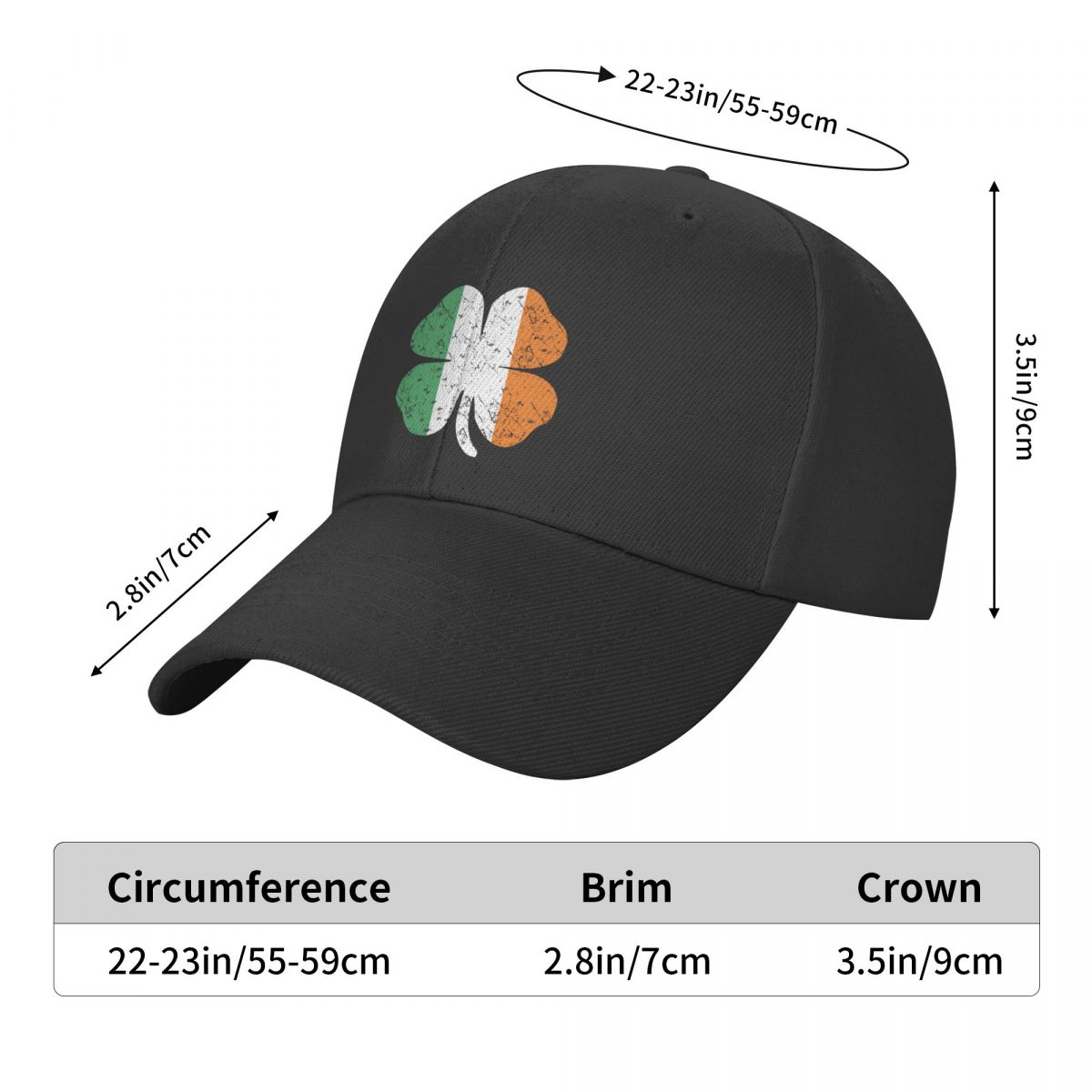 Four Leaf Clover Flag Hat Four Leaf Clover Flag Hat - Image 10