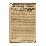 Proclamation Metal 1916 Plaque Poster Proclamation Metal 1916 Plaque Poster