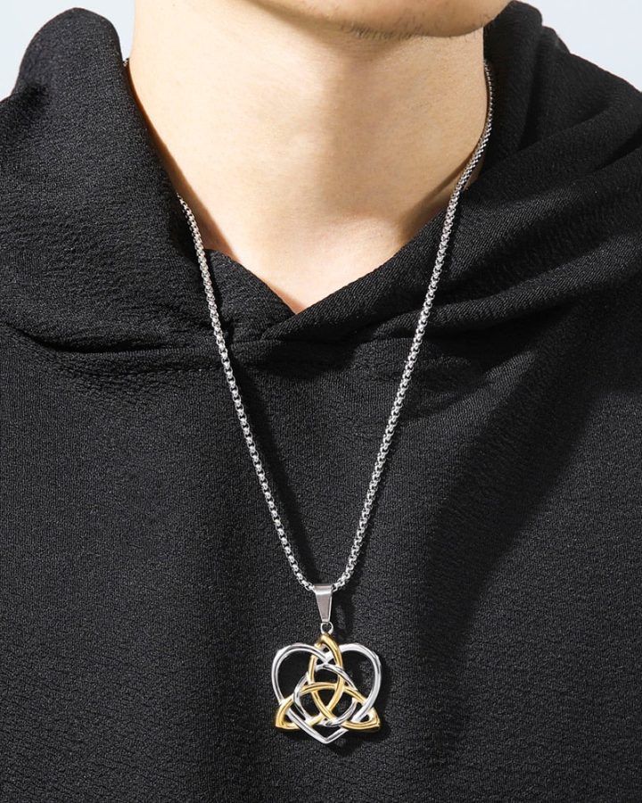 Triquetra Heart Necklace