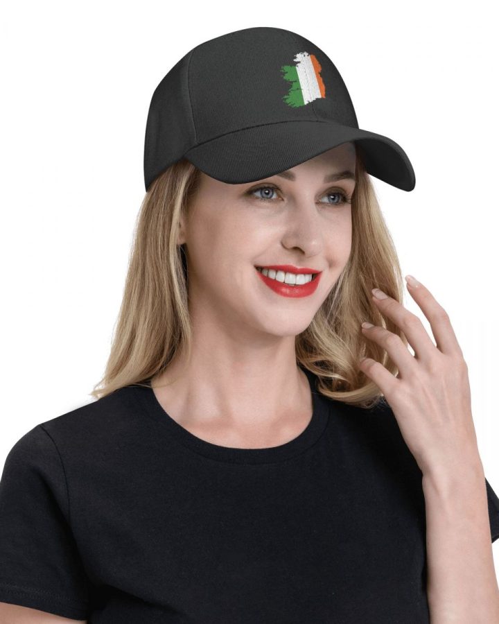 Ireland Flag Map Baseball Cap Ireland Flag Map Baseball Cap