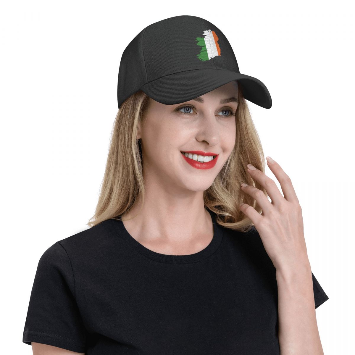Ireland Flag Map Baseball Cap Ireland Flag Map Baseball Cap - Image 13