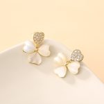 Four Leaf Clover Necklace & Ear Ring Set