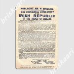 Proclamation Metal 1916 Plaque Poster Proclamation Metal 1916 Plaque Poster