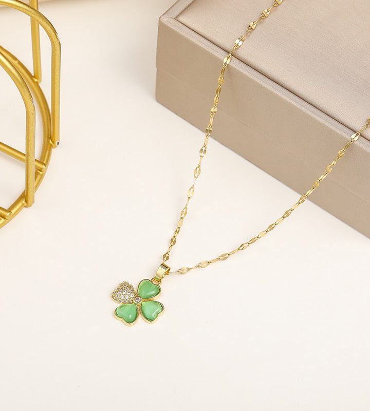 Four Leaf Clover Necklace Four Leaf Clover Necklace