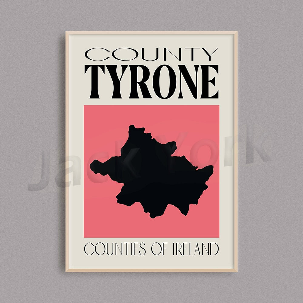 Counties of Ireland Wall Art Set Counties of Ireland Wall Art Set - Image 15
