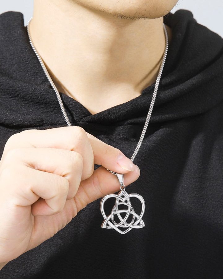 Triquetra Heart Necklace