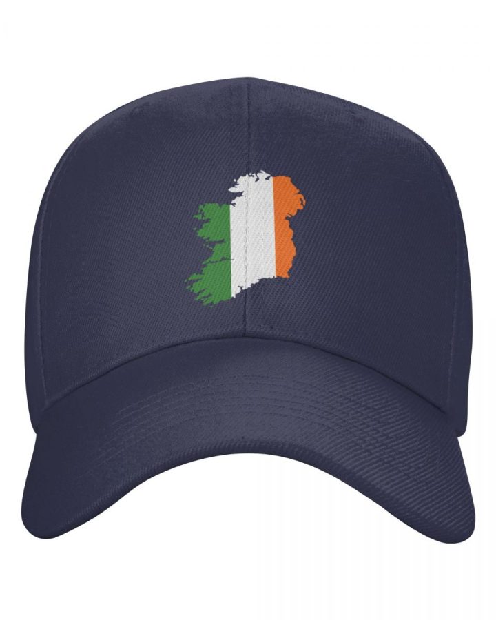 Ireland Flag Map Baseball Cap Ireland Flag Map Baseball Cap