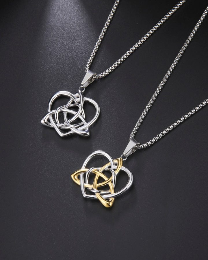 Triquetra Heart Necklace