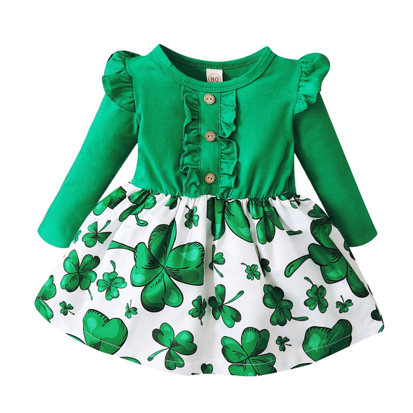 Long Sleeve Toddler Ruffle Outfit Long Sleeve Toddler Ruffle Outfit - Image 2