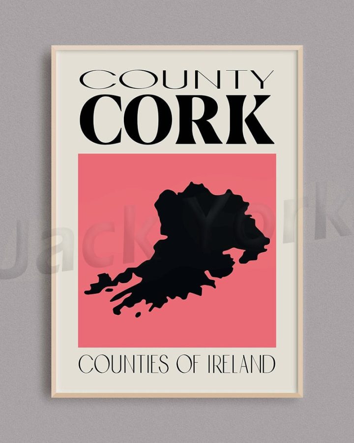 Counties of Ireland Wall Art Set Counties of Ireland Wall Art Set