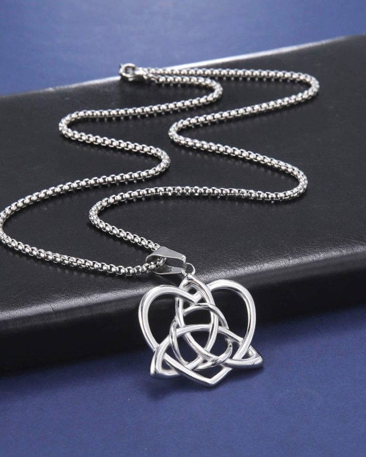 Triquetra Heart Necklace