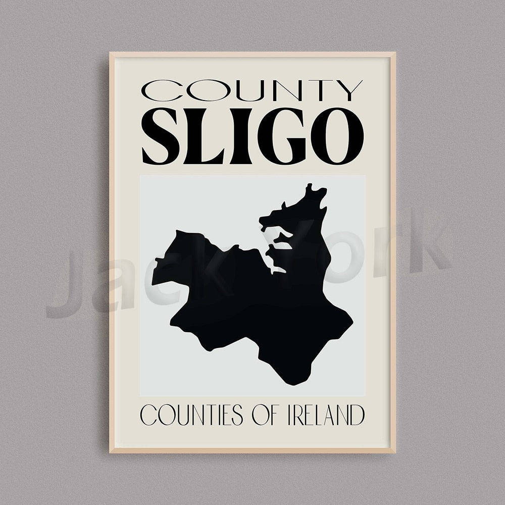 Counties of Ireland Wall Art Set Counties of Ireland Wall Art Set - Image 9