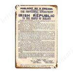 Proclamation Metal 1916 Plaque Poster Proclamation Metal 1916 Plaque Poster