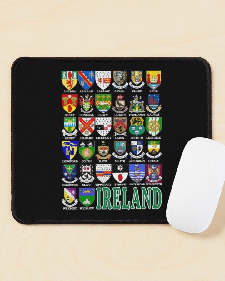 Alternative view of 32 Counties Mouse Pad