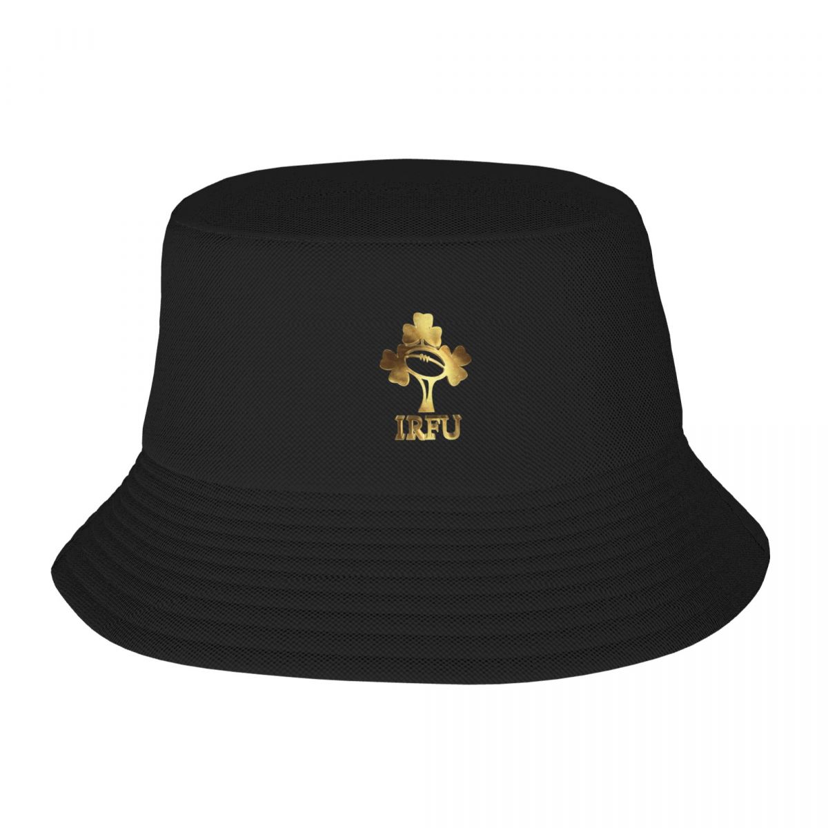 IRFU Ireland Rugby Gold Bucket Hat IRFU Ireland Rugby Gold Bucket Hat - Image 2