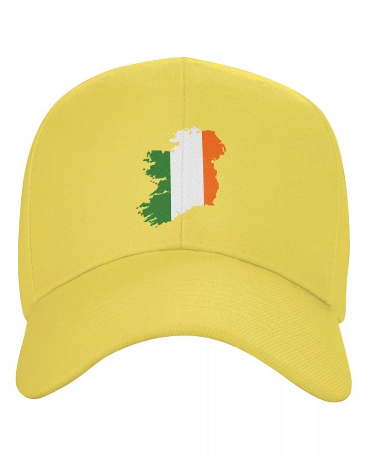Ireland Flag Map Baseball Cap Ireland Flag Map Baseball Cap