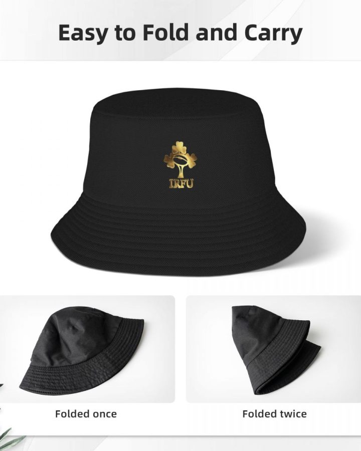 IRFU Ireland Rugby Gold Bucket Hat IRFU Ireland Rugby Gold Bucket Hat