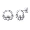 Celtic Claddagh Earrings