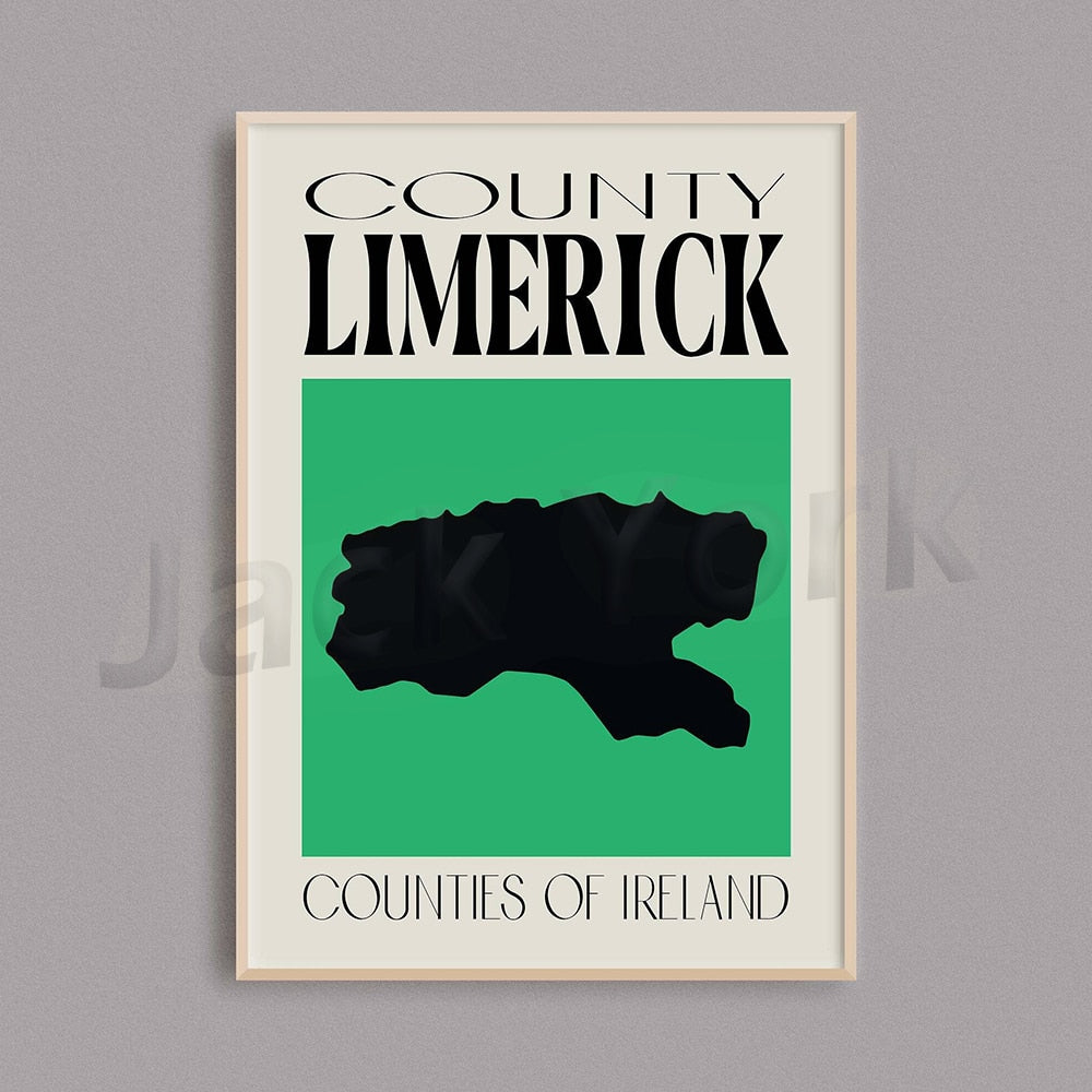 Counties of Ireland Wall Art Set Counties of Ireland Wall Art Set - Image 5