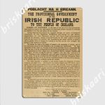 Proclamation Metal 1916 Plaque Poster Proclamation Metal 1916 Plaque Poster