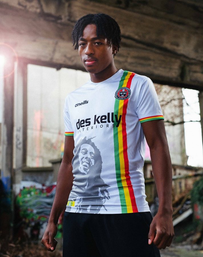 Alternative view of Dublin Bohemian Bob Marley Special Edition Jersey