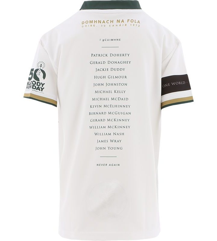 Alternative view of Derry - Bloody Sunday Commemoration Jersey