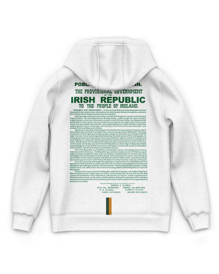 Alternative view of Insignia And Irish 1916 Commemoration Hoodie