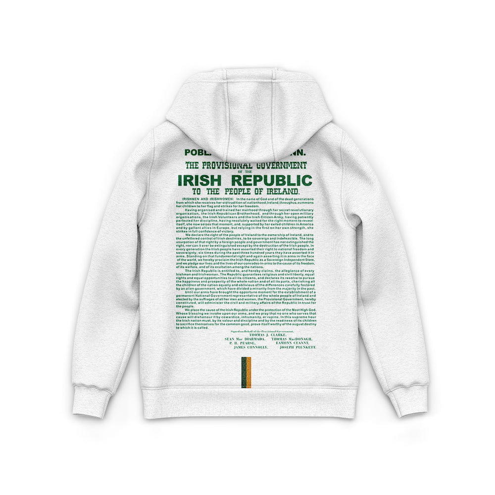 Insignia And Irish 1916 Commemoration Hoodie Insignia And Irish 1916 Commemoration Hoodie - Image 2