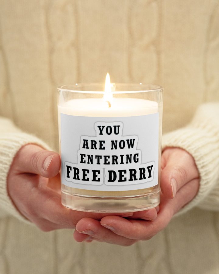 Soy Wax Free Derry Corner Glass Jar Candle