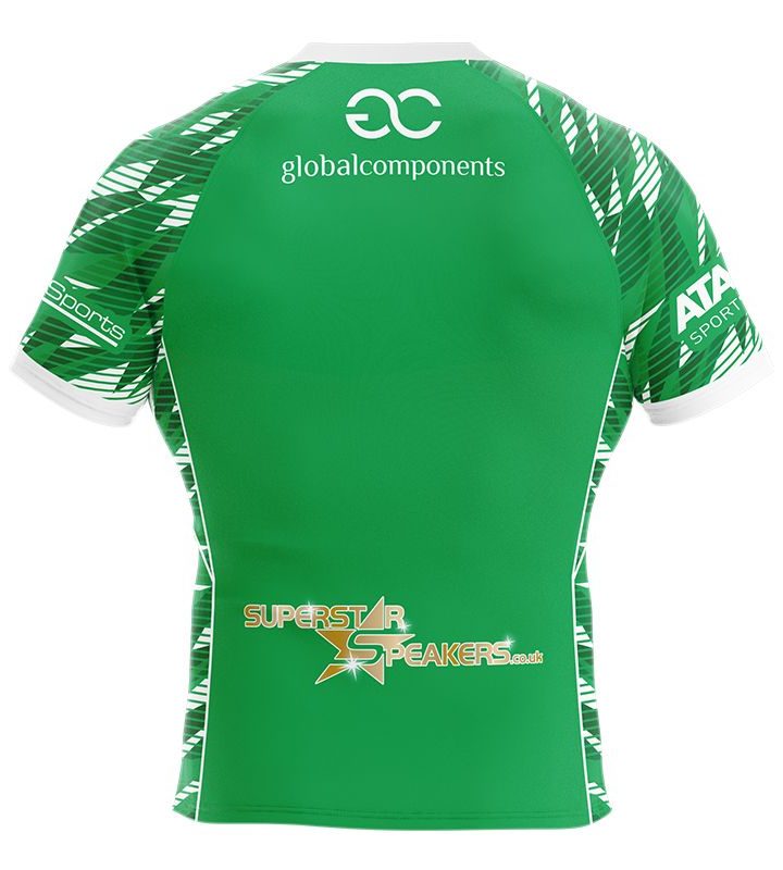 Alternative view of Rugby League Ireland World Cup Replica Home Jersey