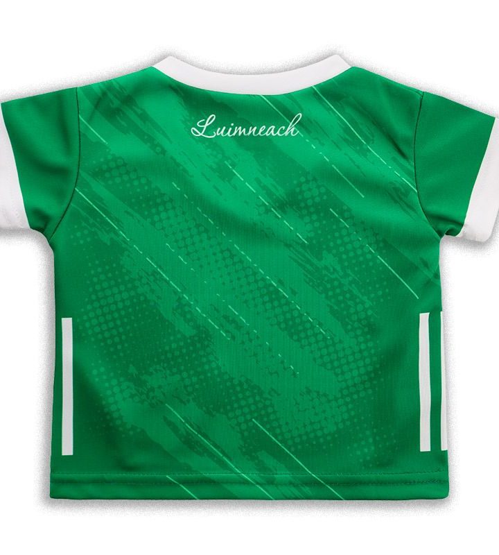 Alternative view of Limerick GAA 2023 Baby 2 Stripe Home Jersey