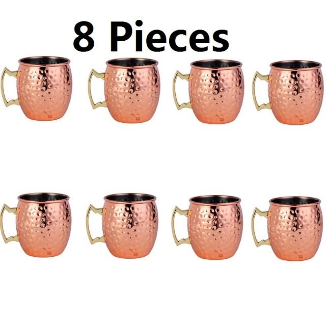 8 x 550ml Moscow Mule Copper Mugs 8 x 550ml Moscow Mule Copper Mugs - Image 5