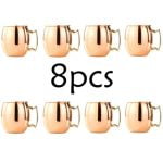 8 x 550ml Moscow Mule Copper Mugs 8 x 550ml Moscow Mule Copper Mugs