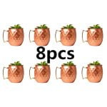8 x 550ml Moscow Mule Copper Mugs 8 x 550ml Moscow Mule Copper Mugs