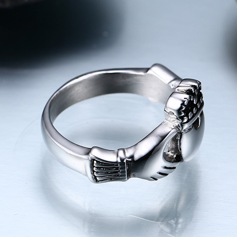Claddagh Ring Stainless Steel Claddagh Ring Stainless Steel - Image 4