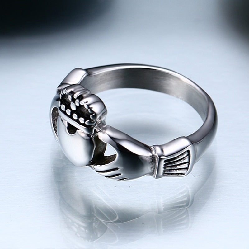 Claddagh Ring Stainless Steel Claddagh Ring Stainless Steel - Image 3