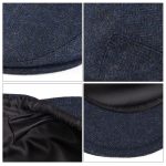 Wool Tweed Herringbone Cap