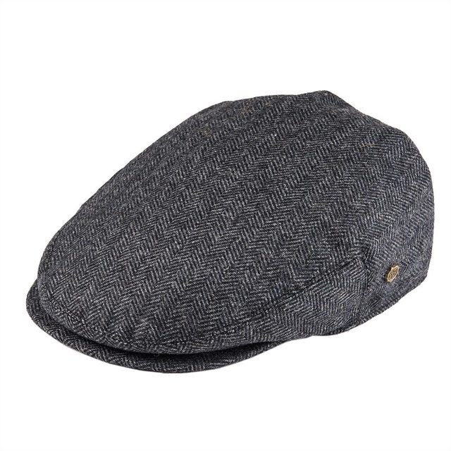Wool Tweed Herringbone Cap Wool Tweed Herringbone Cap - Image 2
