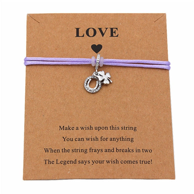 Four-leaf Clover & Horse Shoe Bracelet Four-leaf Clover & Horse Shoe Bracelet - Image 6